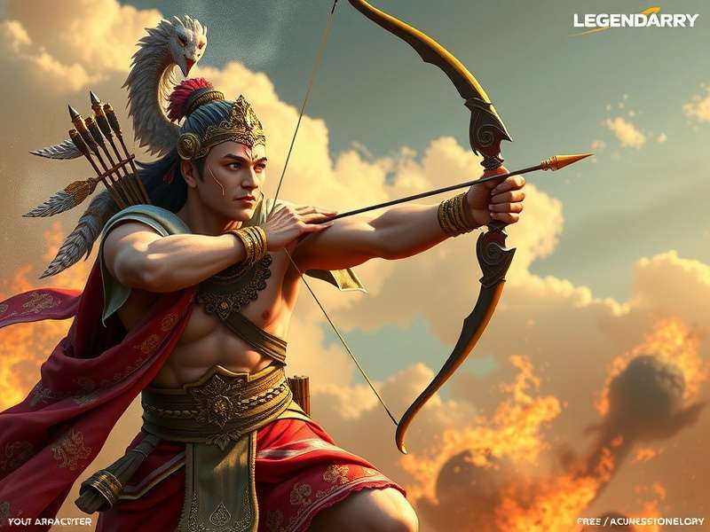 Legendary Archer Mahabharata Game Banner